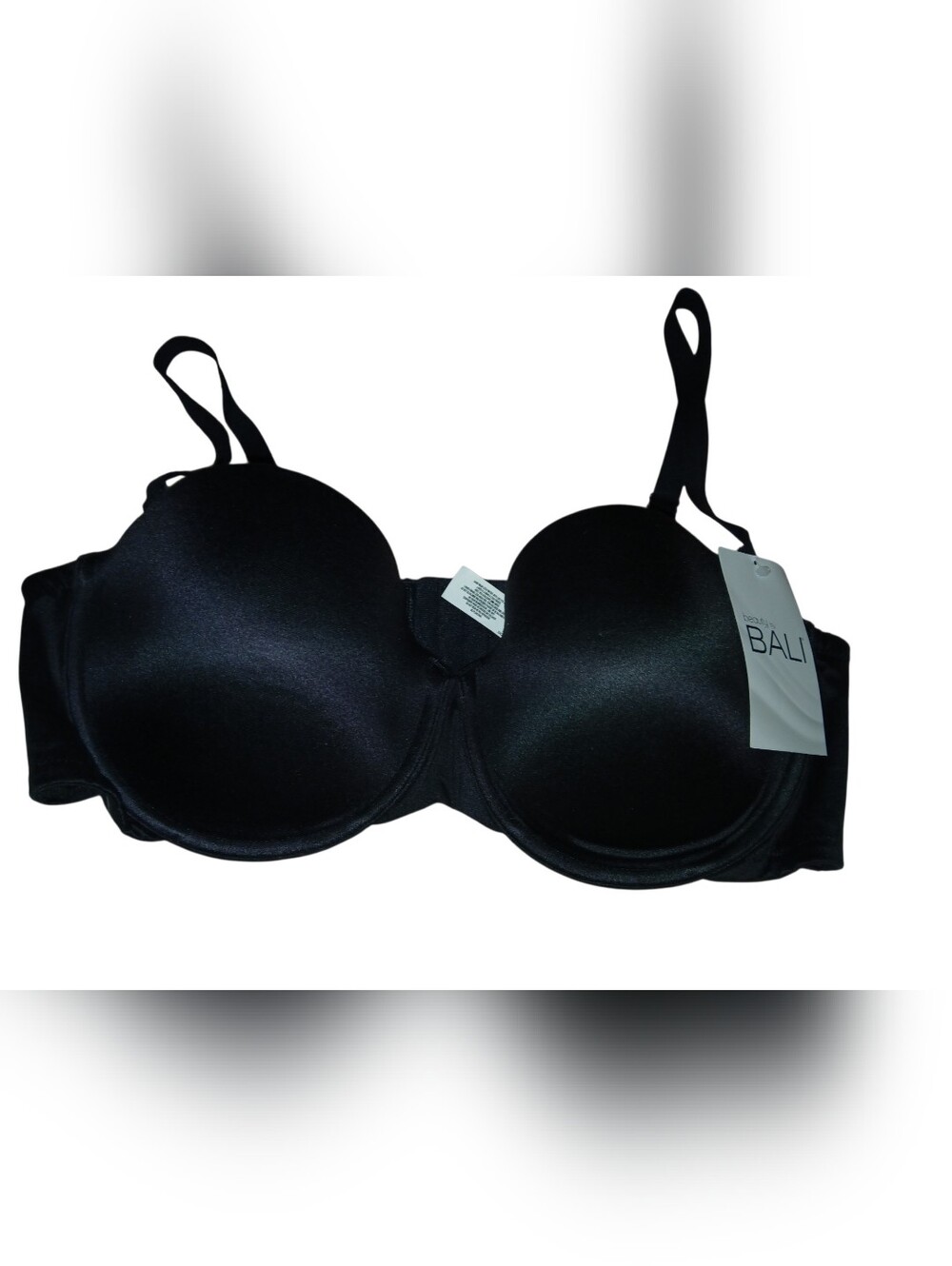 Bali Black Smooth Full Coverage Underwire Bra 40C